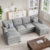Light Gray Linen Blend