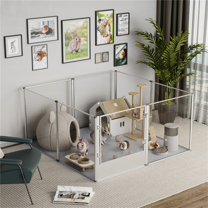 Playpen Pet Pen, 61 cm H x 120 cm W x 120 cm D