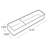 Two Compartment Slim Rectangle Cosmetic Organizer for Counter, 2-Pack