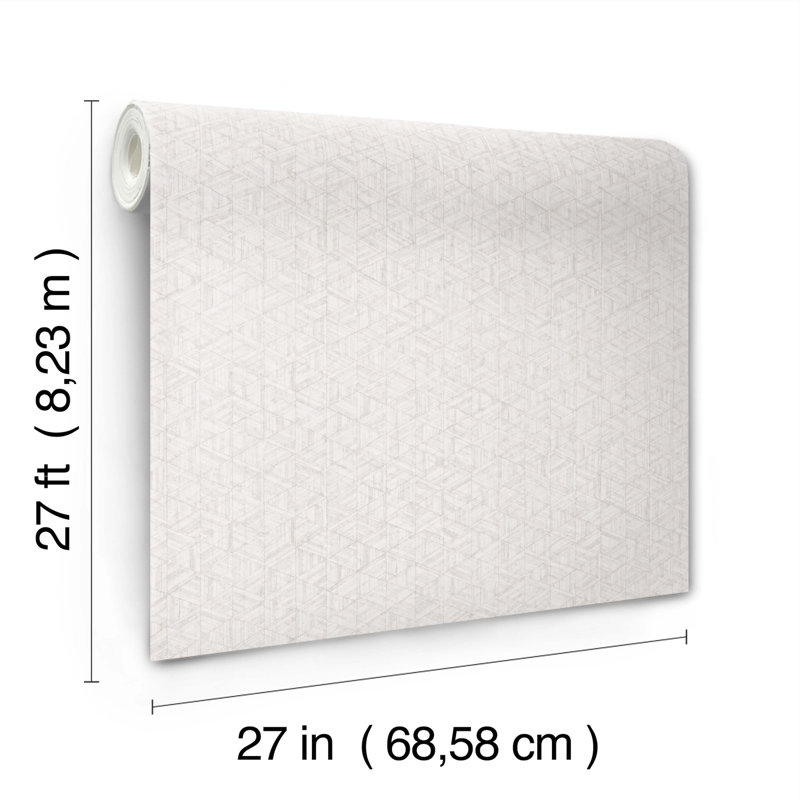 Rune Abstract Wallpaper Roll, Mother Of Pearl