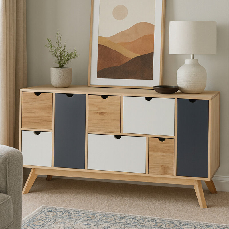 Zelda 120cm W 6 - Drawer Chest of Drawers
