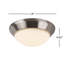 Plafonnier encastré à DEL P 16,5 po x H 5,6 po-249232021