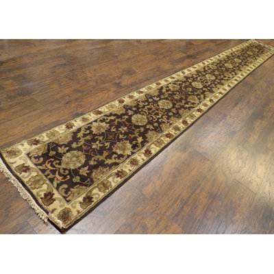 Calhern One-of-a-Kind 2'6" x 20' New Age Area Rug in Brown/Beige