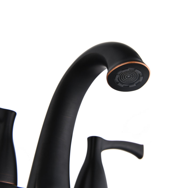 2-handle Bathroom Faucet with Drain Assembly, Oil-Rubbed Bronze