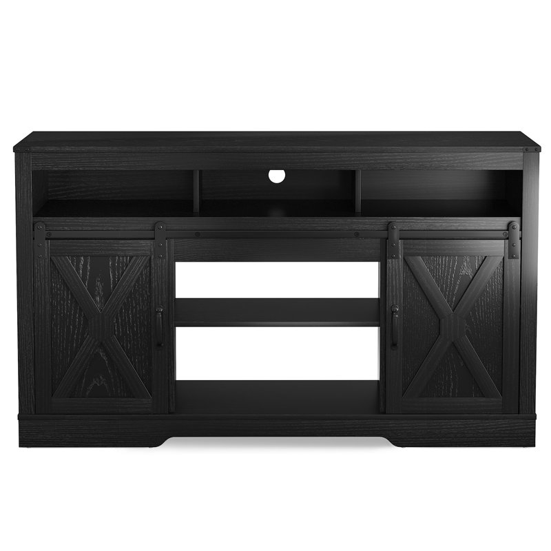Milaun TV Stand for TVs up to 70", Black