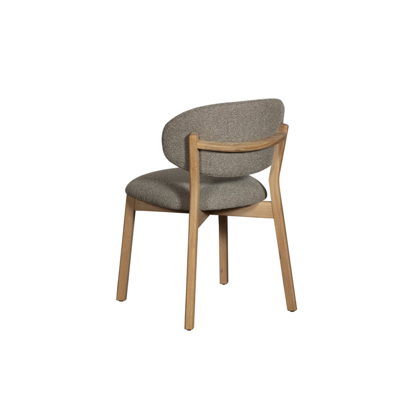 Upholstered Dining Chair in Grey