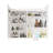 White Particleboard LED Mirror Cabinet With 2 USB