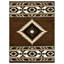 Tapis de style sud-ouest beige HR Brown-2992925