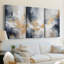FLORAL Series CCCLVI  -Custom Wrapped Gallery Canvas - 3 Pieces-1316134744