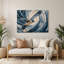 Oiseaux, art mural bleu faucon pèlerin-456368664