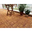 12 po X 12 po Carreaux de terrasse en acacia, paquet de 10, teck doré