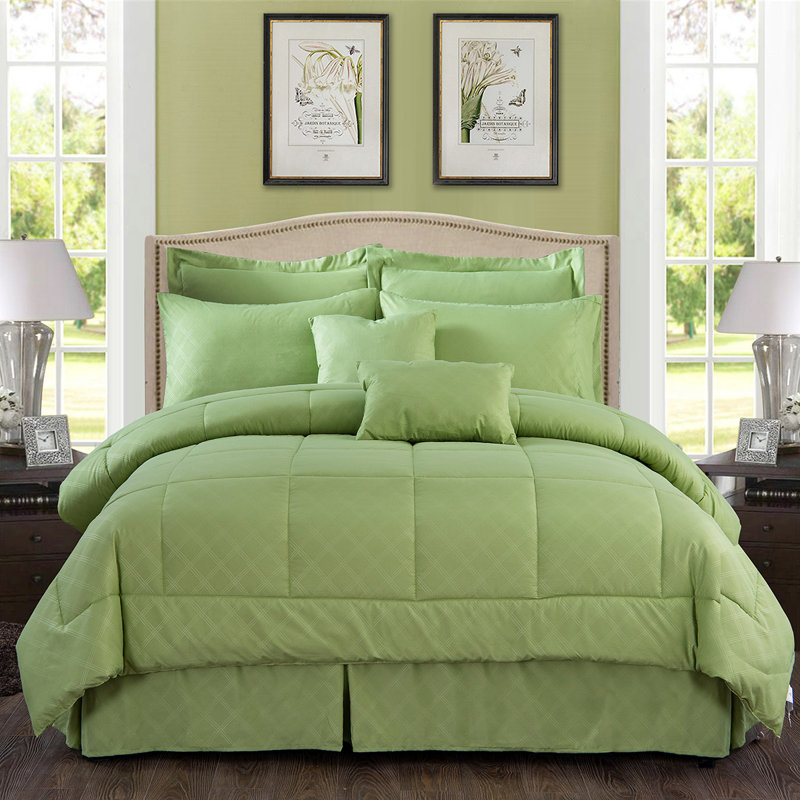 COMFORTER-SET20210310 Comforter Set, King Comforter + 9 Additional Pcs, Taupe