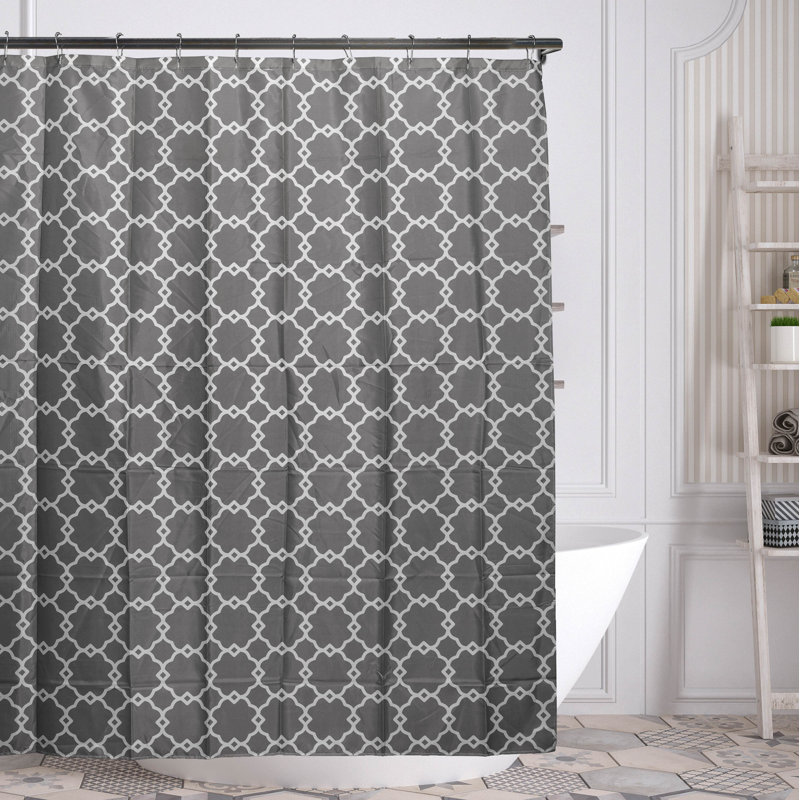 Rideau de douche simple Stina, Gris