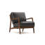 Fauteuil d'appoint en cuir Ella-106183319