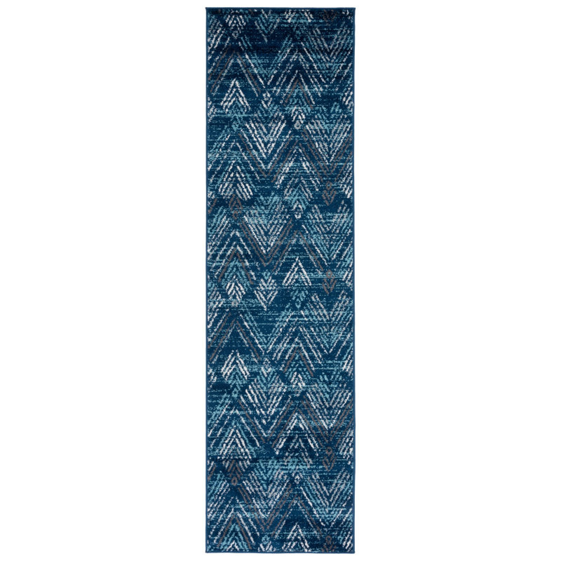 Brynlea Performance Chevron Rug, Runner 2'3" x 8'