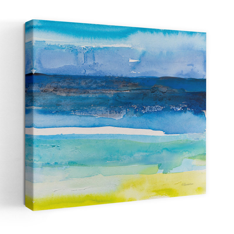 Tide Dreams I, art abstrait contemporain, H 32 po x l 32 po