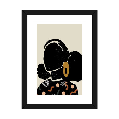 Black Hair IV - impression d'art graphique