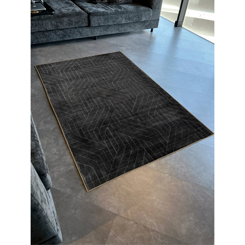 Tapis rectangulaire Xaven, Rectangle 5 pi x 7 pi 7 po