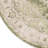 Haydel Oriental Machine Washable Power Loom Polyester Area Rug in Ivory/Green-97841432