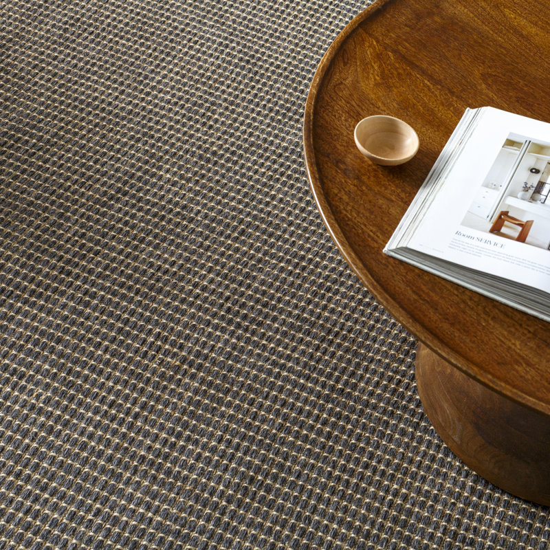 Black Modern Rug, Geometric Easy to Clean Rug For Living Room, Dining Room, Bedroom, Kitchen, Rectangle 200 x 275 cm