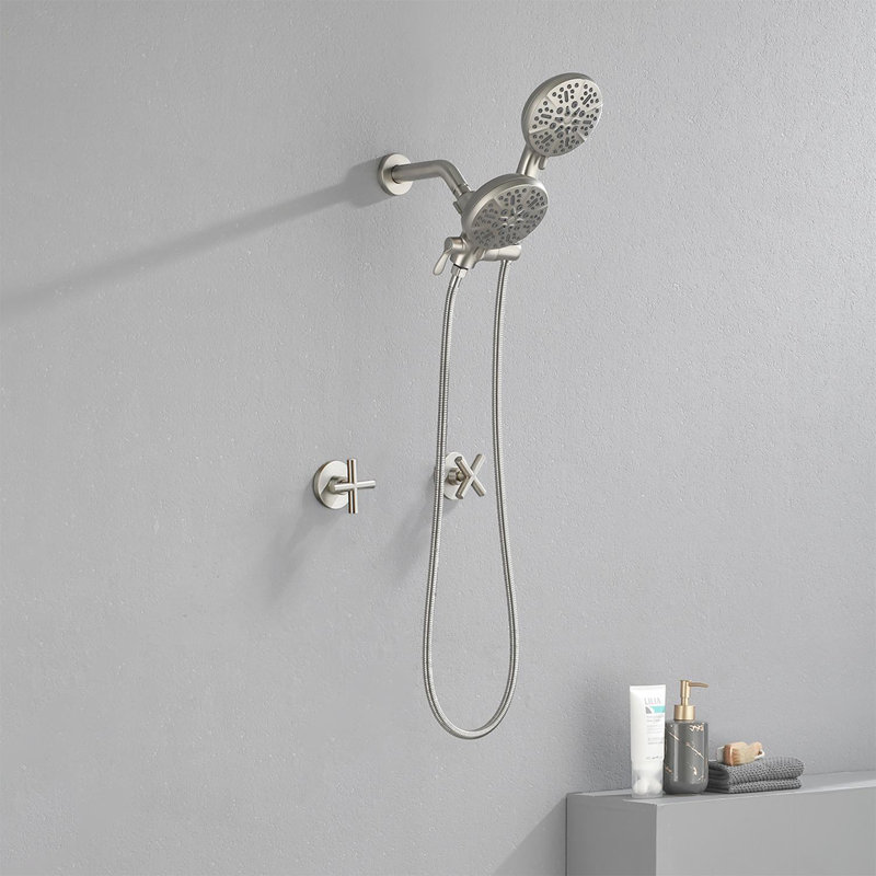 Diverter Shower Faucet, Brushed Nickel