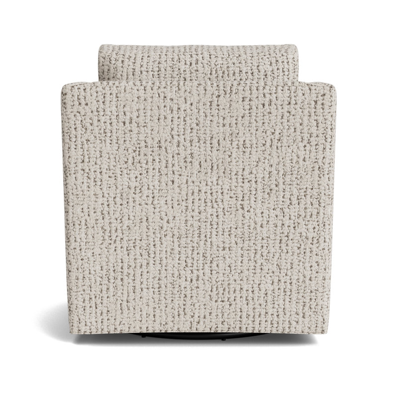 Gigi No Skirt Full Swivel Chair, Marshmallow - Toast