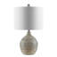 Lampe standard argentée 19 po Avalene