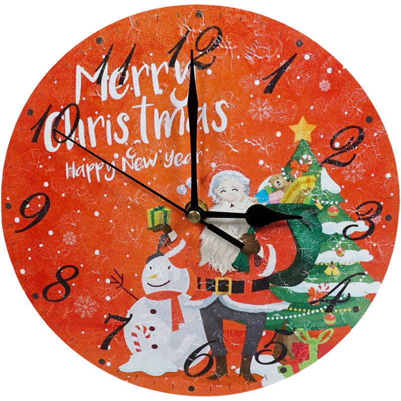 Biller Manufactured Wood Wall Clock