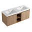 Meuble-lavabo mural 48 po avec double lavabo