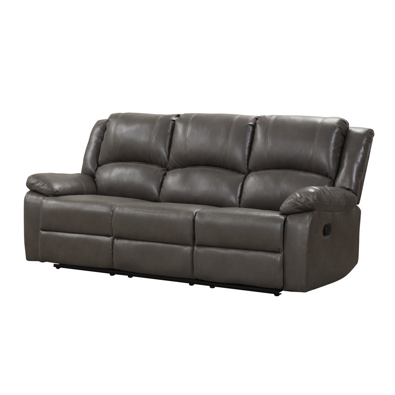 82" W Transitional Sofa, Gray