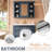 Jayliana 35'' Single Bathroom Vanity with Solid + Manufactured Wood Top-941343759-941097202