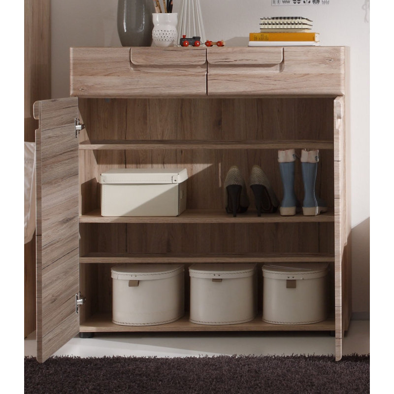 Hitchcock 16 Pair Shoe Storage Cabinet