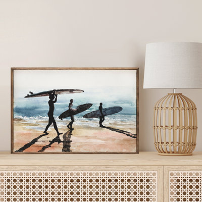 Surfer's On The Beach