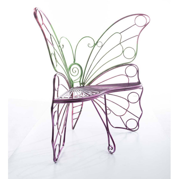 Wind & Weather Metal Butterfly Patio Chair & Reviews | Wayfair