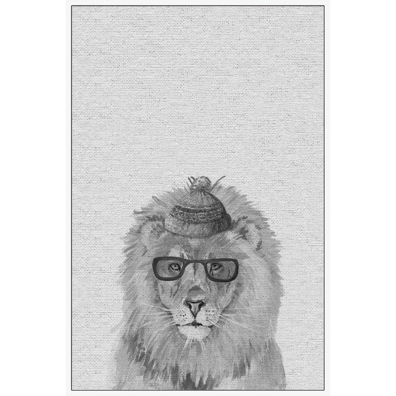 " Funky Lion ", 18" H x 12" W x 1.5" D