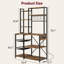 7-Tier Kitchen Bakers Rack with Power Outlet