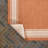 Cityside Classic Diamond Border Orange/Cream Indoor/Outdoor Rug-69807090