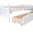 Twin Size Daybed In White With Drawer Options - Saves Space And Looks Nice Two Solid Wood Drawers Ideal For Small Bedroom Spaces-918173990