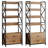 Vasilija 4-Tier Open Bookshelf Bookcase with Drawers for Study Living Room-800046662