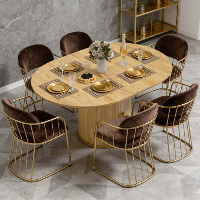 Table de cuisine extensible avec rangement, table de salle à manger pour cuisine moderne
