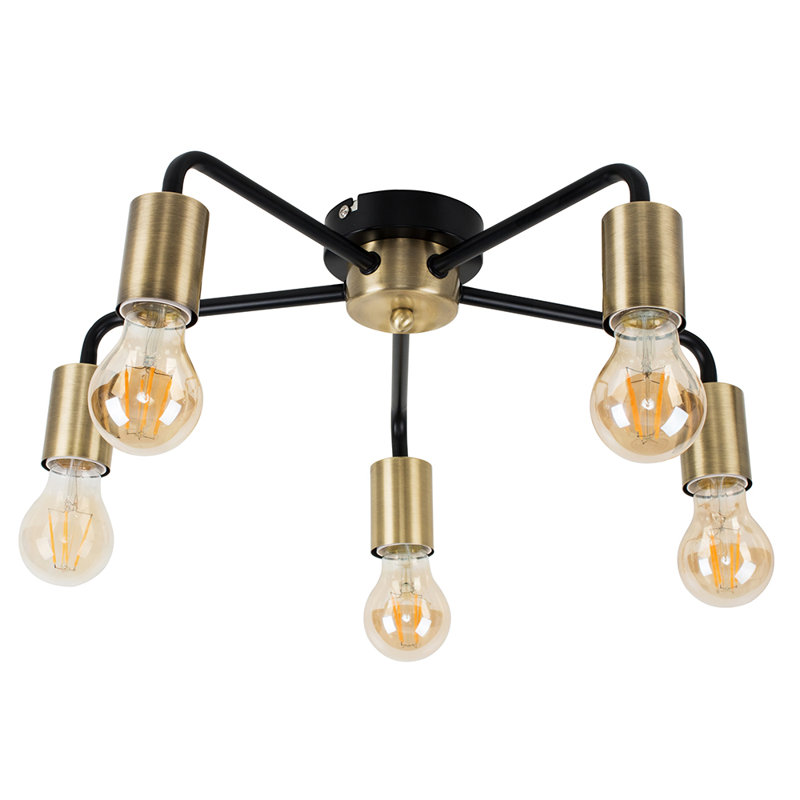 Merrie Semi Flush Mount, No Bulb