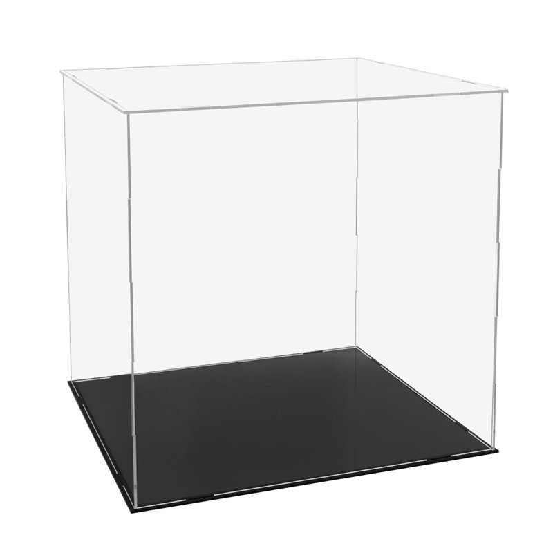 Vitrine en acrylique transparent en plastique UV, H 5,1 po x l 3,9 po x P 5,9 po