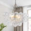 Lustre sphérique en verre 6 lumières-1023468968