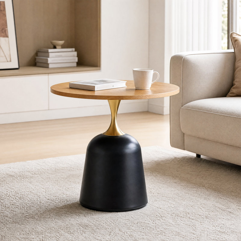 End Table, Natural Wood