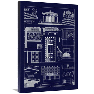 " Temples And Roofings Blueprint " by J. Buhlmann