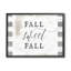 «Fall Sweet Fall Expression Checkaid Plaid Border» par Daphne Polselli, reproduction d'art textuel-65302218-65302219