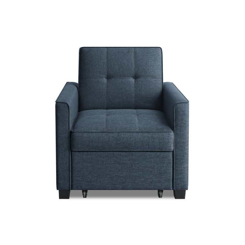 Aurelio 80cm Wide Standard Recliner, Blue
