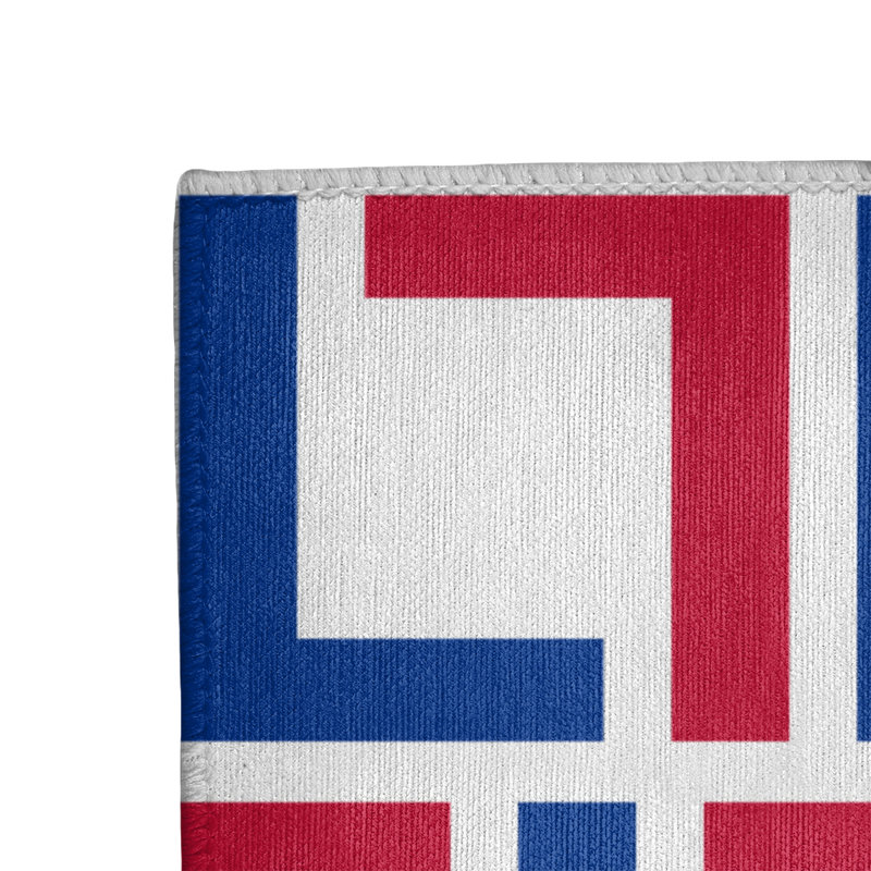 Geometric Indoor Rug, Rectangle 5' x 7'