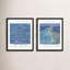 Adriatique & Corail Framed On Paper 2 Pieces by Jacques Pilon Print-1175217830