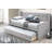 Contemporary Button-Tufted Daybed with Integrated Slat Trundle